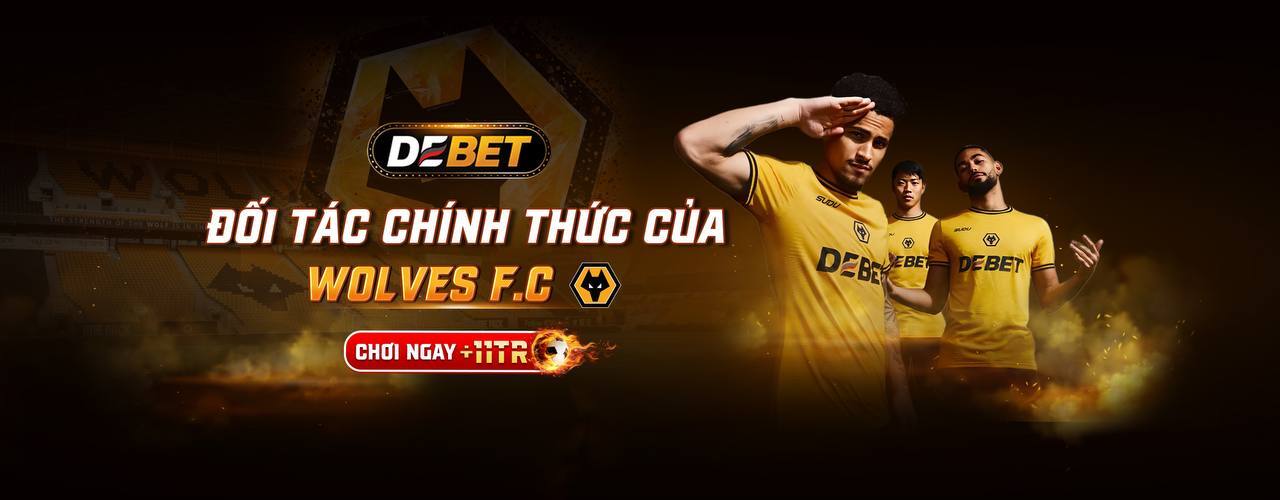 Debet hợp tác với đội bóng wolves Fc vô cùng uy tín